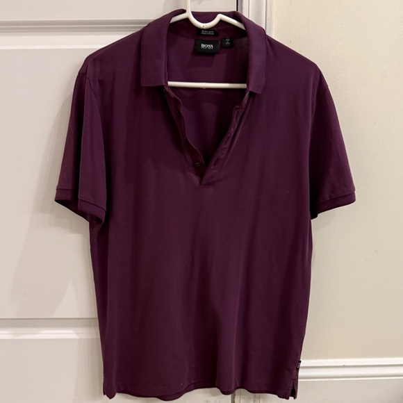 Hugo Boss Men's Deep Purple Polo Shirt - Picture 1 of 3